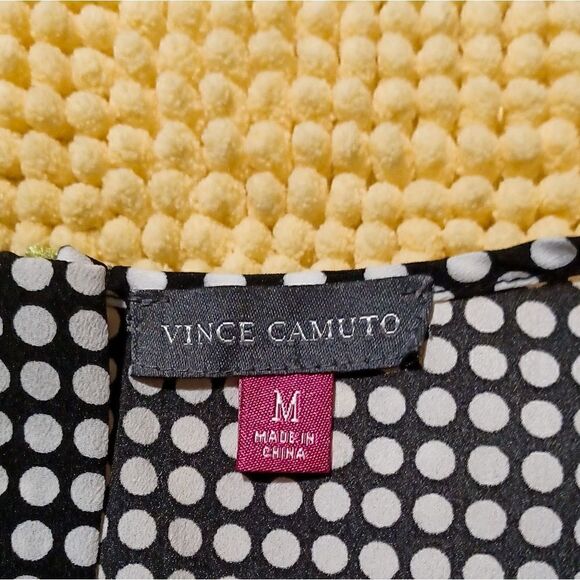Vince Camuto Blouse black/ white polka dots - Picture 7 of 10